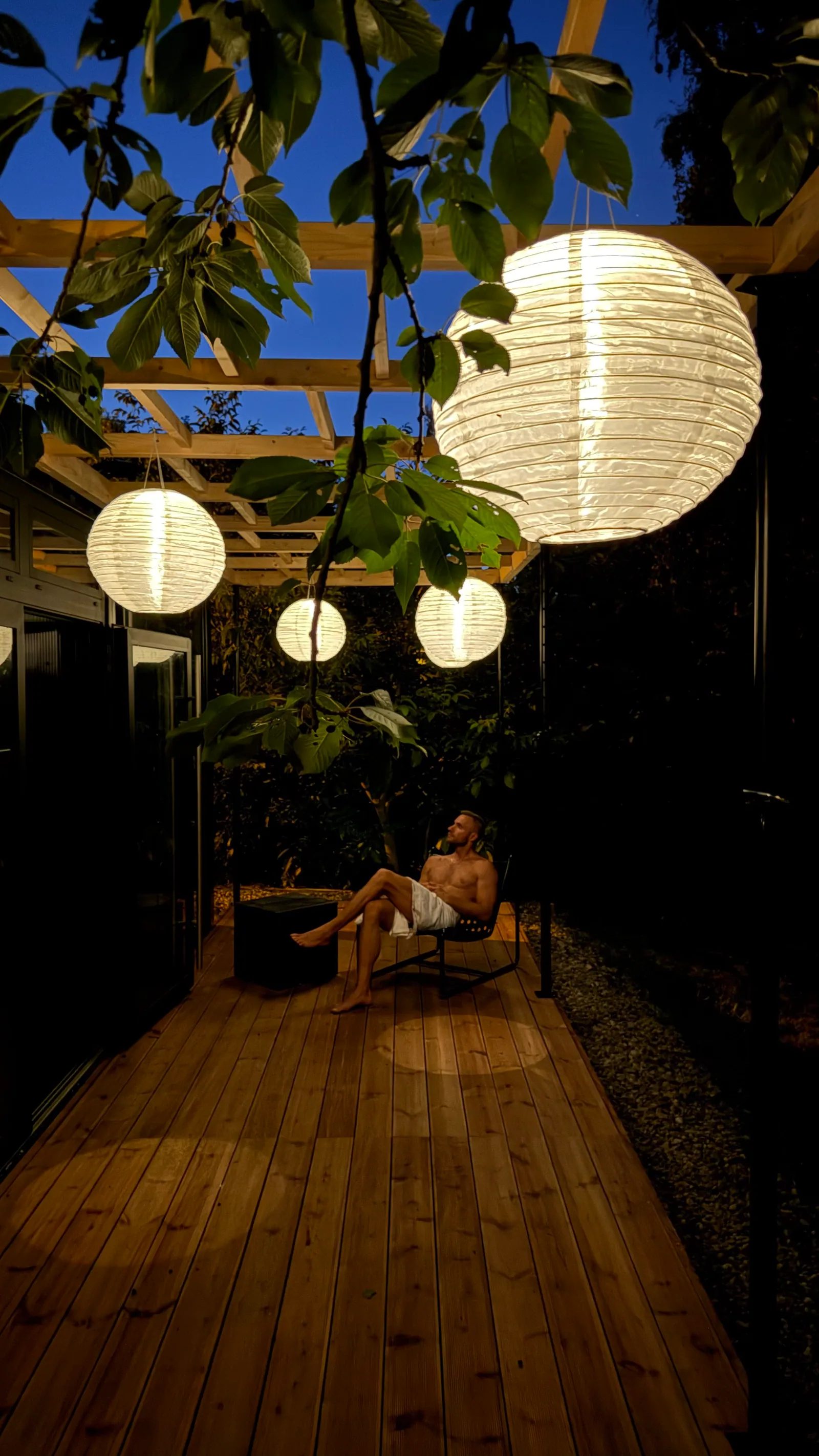 Přírodní okolí Secret Sauna u Hostivařské přehrady